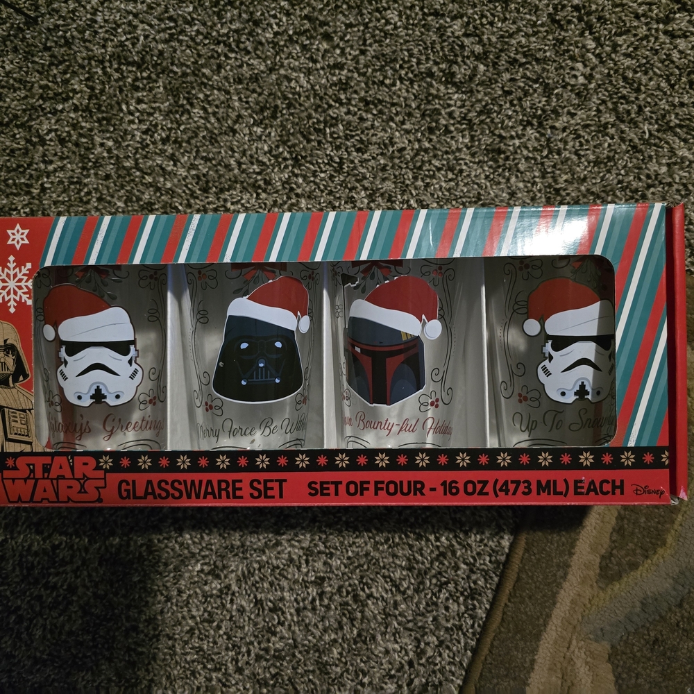 Star Wars Holiday Glassware Set